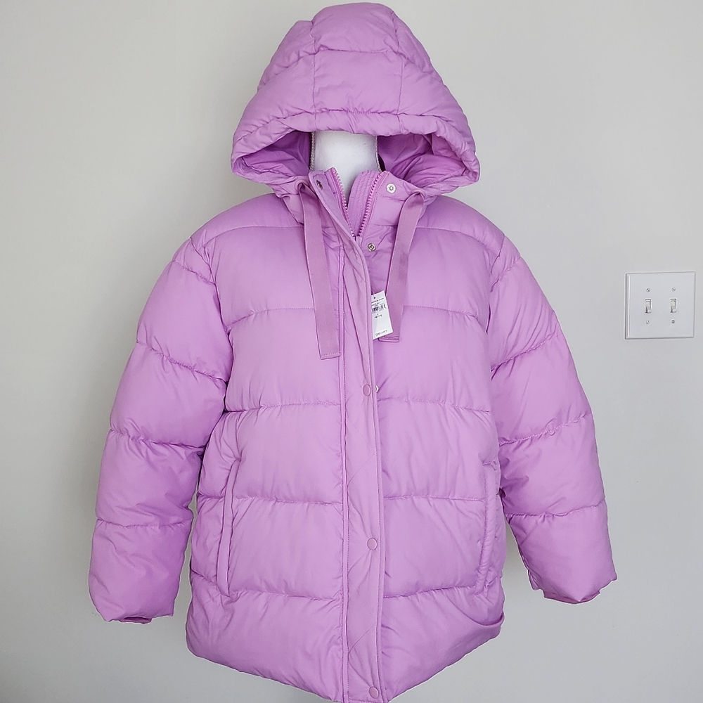 GAP ColdControl Upcycled Puffer Coat Jacket Sz Large